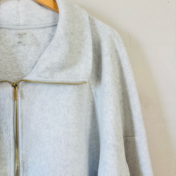 CALIA by Carrie Underwood Gray Quarter-Zip scuba Sweatshirt - Picture 4 of 9